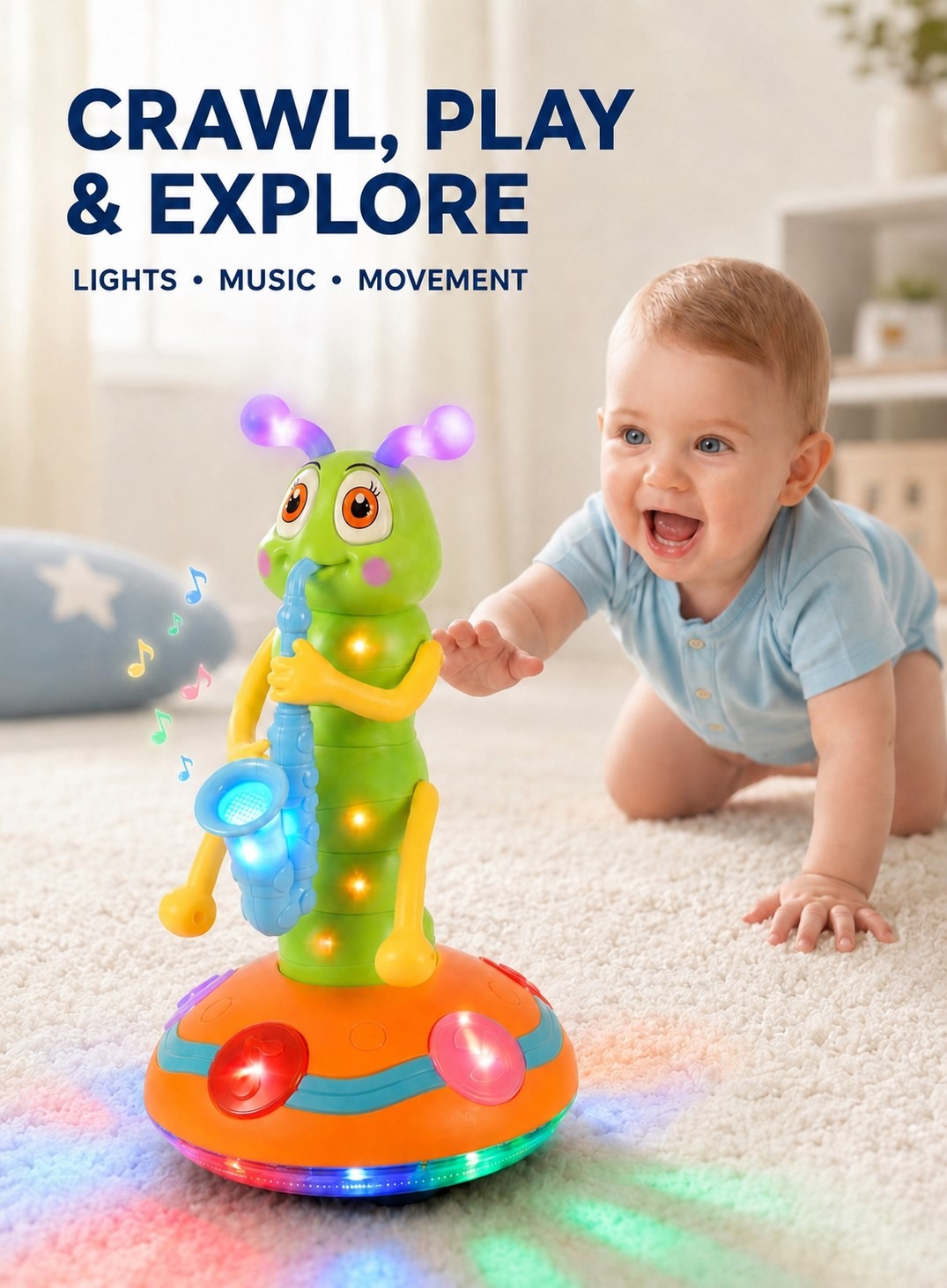 Musical Crawling Toy